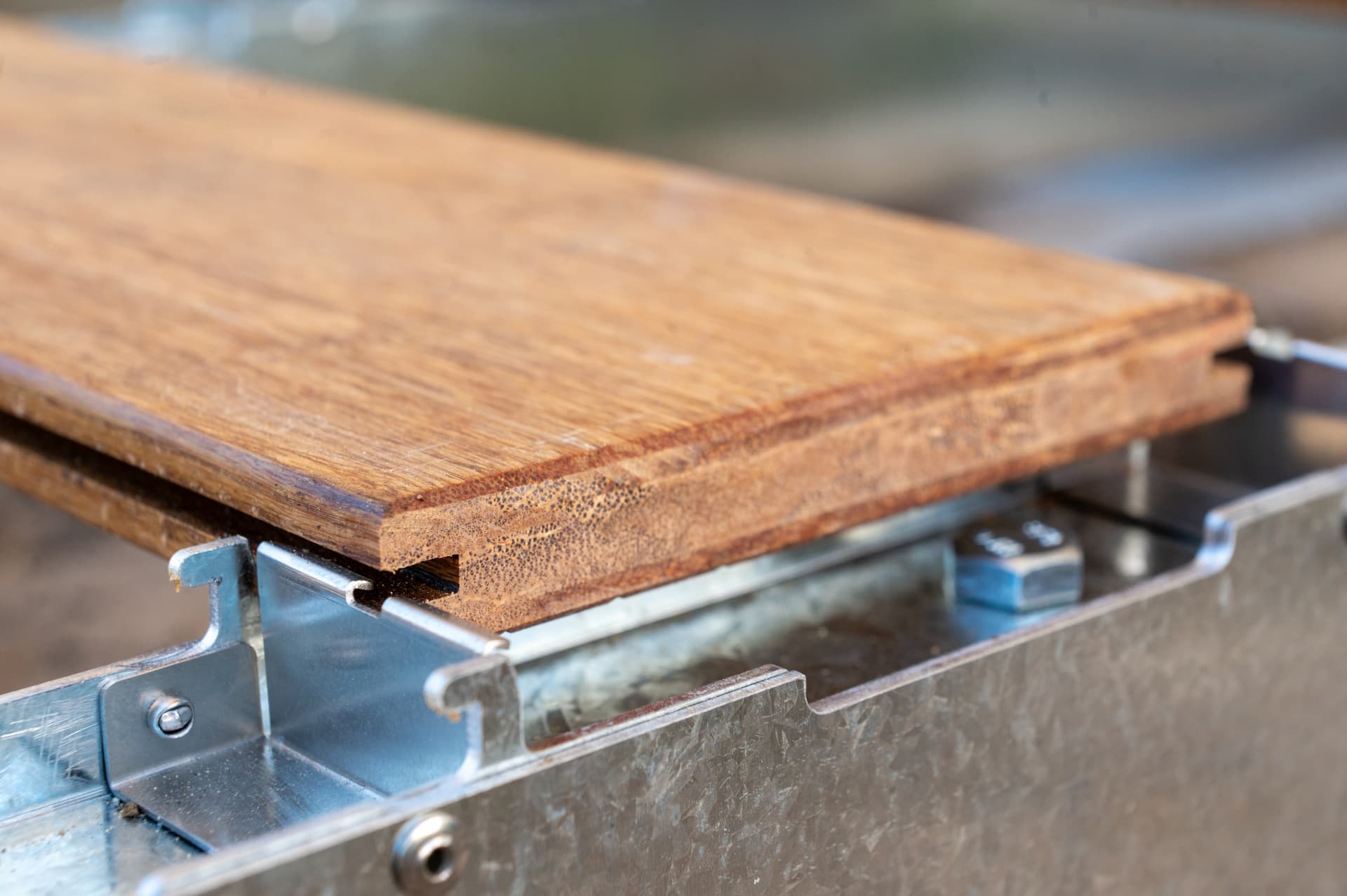 Essier bamboo decking board cross-section